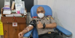 Gelar Baksos, Sespimmen Lemdiklat Polri Dikreg Ke 61 Donorkan Darah