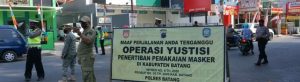 Tingkatkan Disiplin Prokes, Polres Batang Gencar Ops Yustisi Dan Bagikan Masker