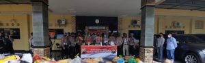 Polres Pekalongan Kota Berhasil Amankan Ratusan Balon Udara Dan Petasan ,Tradisi Syawalan