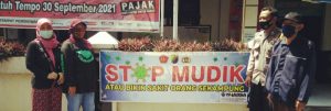 3 Pilar Sosialisasi PPKM Dan Edukasi Larangan Mudik Melalui Banner Imbauan