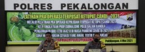 Polres Pekalongan Gelar Lat Pra Ops Ketupat Candi 2021