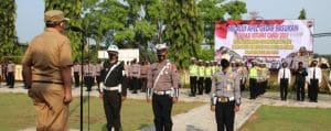 Bupati Pekalongan Pimpin Upacara Gelar Pasukan Ops Ketupat Candi 2021