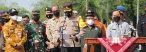 Wali Kota Pekalongan Sebagai Irup Apel Gelar Pasukan Ops Ketupat Candi 2021