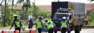 Pos Penyekatan Pemudik Di Siwalan Sudah Mulai Dioperasikan