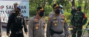 Kapolda Jateng Kunker Ke Wonogiri, Cek Pelaksanaan Ops Ketupat Candi Tahun 2021 Di Pos Pam