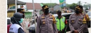 Cek Pospam Ketupat Candi 2021, Kapolres Pekalongan Beri Semangat Dan Motivasi Kepada Personil Yang Bertugas Di Tengah Pandemi Covid-19