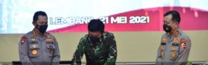 Kompak, Panglima TNI Dan Kapolri Kunjungi Lembaga Pendidikan TNI Dan Polri