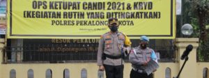 Kapolres Pekalongan Kota, Pimpin Apel Konsolidasi Ops Ketupat Candi 2021 & KRYD