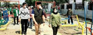 Bupati Kendal Resmikan Ruang Publik Olahraga Desa Mororejo