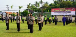 Kapolres Batang Pimpin Sertijab 4 Kapolsek