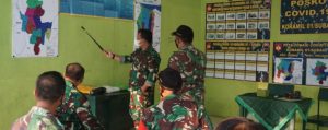 Dandim Batang Sidak Posko Covid-19 Koramil Jajaran