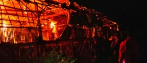 Kandang Ayam Dusun Bendobungkus Desa Cokro Hangus Terbakar
