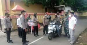 Cegah Dan Tekan Penyebaran Covid- 19 Di Gringsing, Tim Gabungan Gelar Ops Masker