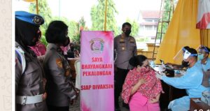Keluarga Besar Polres Pekalongan Ikuti Vaksinasi