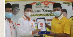 PKS Kota Tegal Gelar Silaturahmi Kebangsaan Dengan DPD Partai Golkar Kota Tegal