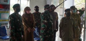 Dandim Batang Tinjau Kesiapan Posko PPKM Mikro