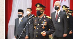 Polda Jateng Gelar Upacara HUT Bhayangkara Ke 75 Secara Virtual Dan Sederhana