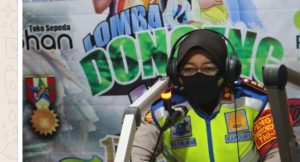 Siaran On Air Di Radio, Kapolresta Tegal Sosialisasikan Cek Point Penyekatan Dan Penutupan Exit Tol
