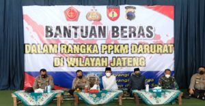PPKM Darurat, Polda Jateng Gelontorkan Bansos 385.000 Ton Beras