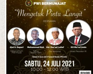 PWI Bermunajat “Mengetuk Pintu Langit” Digelar Secara Virtual