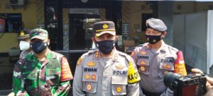 Tinjau Gerai Vaksinasi, Kapolres Pekalongan Bersama Forkopimda Ingatkan Warga Tetap Jaga Prokes