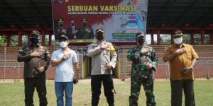 Pasca Vaksinasi Pertama, Masyarakat Dan Pekerja Batang  Lanjutkan Vaksinasi Dosis Kedua