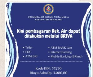 PDAM Pemalang Buka Layanan Bayar Online Cegah Penularan COVID-19