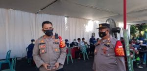 Vaksinasi Merdeka Candi, Di Gelar Polres Pekalongan Kota, Sasar Komunitas Masyarakat