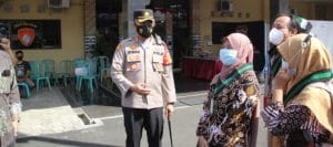 Sukseskan Vaksinasi, Kapolres Pekalongan Kota Imbau Masyarakat Tetap Patuhi Prokes Meski Sudah Di Vaksin