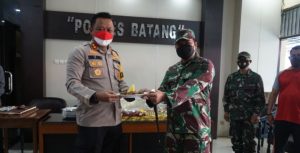 Berikan Kejutan, Dandim Datangi Polres Batang Berikan Ucapan “Selamat Ulang Tahun”
