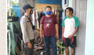 Antisipasi Penyebaran Covid -19, Bhabinkamtibmas Tracing Terhadap Warga Yang Terpapar