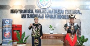 Kemendes PDTT Hadiri Upacara HUT RI Ke 76 Secara Virtual