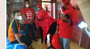 DeAr Bersama DPC PDIP Tegal Baksos 500 Sembako Dan Sambangi ODGJ