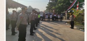 58 Personil Polres Pekalongan Diterjunkan Untuk Pengamanan Peresmian Exit Tol Pekalongan ( Bohong)