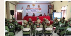 Danramil Subah Memberikan Latihan Dan Pembekalan Linmas Desa Randu