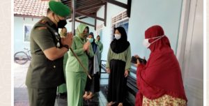 Peringati HUT Korem Ke 60, Dandim Batang Bersama Persit KCK Cabang XXIV Laksanakan Anjangsana
