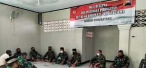 Wujud Syukur, Kodim Batang Menggelar Do’a Bersama Peringati HUT Korem Wijaya Kusuma