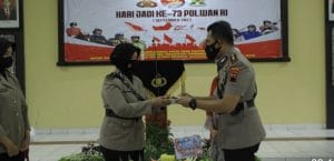 Tasyakuran HUT Polwan Ke 73 Polres Pekalongan Kota Di Gelar Sederhana