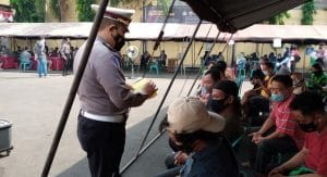 Jajaran Polres Pekalongan Kota Menggelar Vaksin Dosis Dua Di Gerai Vaksin Presisi