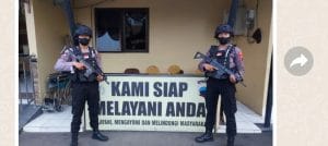 Tingkatkan Kewaspadaan, Polisi Siagakan Mako Anggota Bersenjata Lengkap Untuk Berjaga-jaga