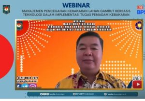 Peningkatan Pengetahuan, BPSDM Kemendagri Gelar Webinar Manajemen Kebakaran Lahan Gambut Berbasis Teknologi