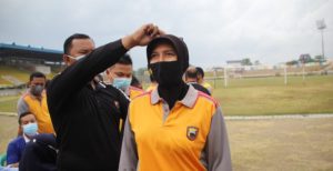 Untuk Menjaga Kebugaran Fisik, Polres Pekalongan Kota Menggelar TKJ