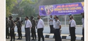 Kapolres Pekalongan Kota, Pimpin Apel Gelar Pasukan Ops Patuh Candi 2021