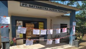 Aksi Demo, Karyawan PT SSP Tuntut Gaji Yang Belum Di Bayar Oleh Pihak Manajemen