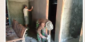 Program RTLH, Rumah Milik Khatmono Sudah Tahap Plesteran Dinding