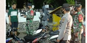 Menekan Penyebaran Covid- 19, Tim Gabungan TNI-Polri Menggelar Pendisiplinan Prokes