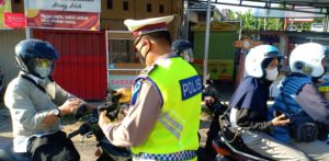 Jajaran Sat Lantas Polres Kendal Gelar Ops Patuh Candi 2021 Sekaligus Dikmas Lantas