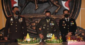 Secara Virtual, Kapolres Pekalongan Kota Hadiri Upacara HUT TNI Ke 76 Di Makodim