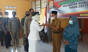 Mencegah Gangguan Kamtibmas, Polsek Rowosari Amankan Pelantikan Perangkat Desa Wonotenggang
