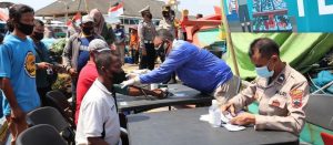 Harap Kapolres Kendal, Semua Masyarakat Nelayan Ikut Vaksin